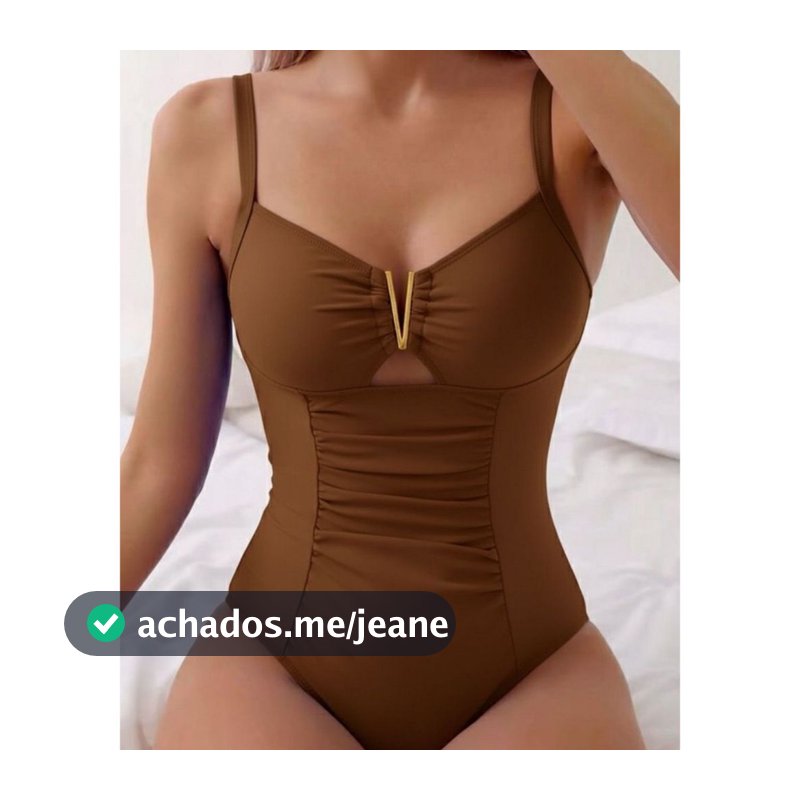 Maiô Body Modelador Disfarça Barriga Feminino – Moda Praia Elegante