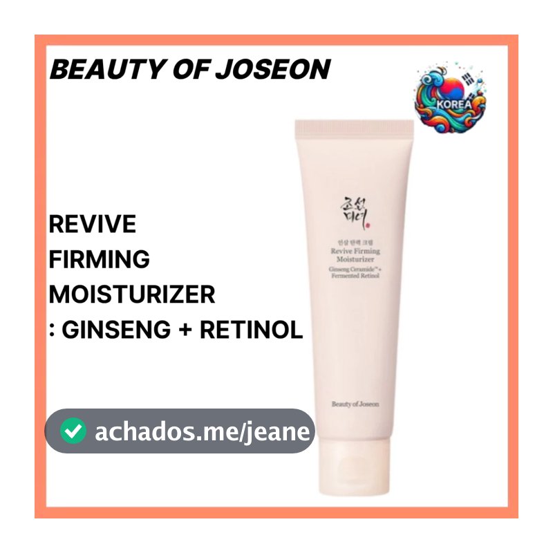Beauty of Joseon Ginseng Elasticity Cream 60ml – Cuidado Calmante , Reafirmante E Antirrugas Para Brilho Jovem