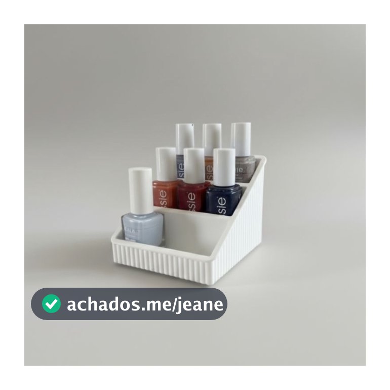 organizador de esmalte expositor porta esmaltes bandeja organizadora compacto mesa beleza