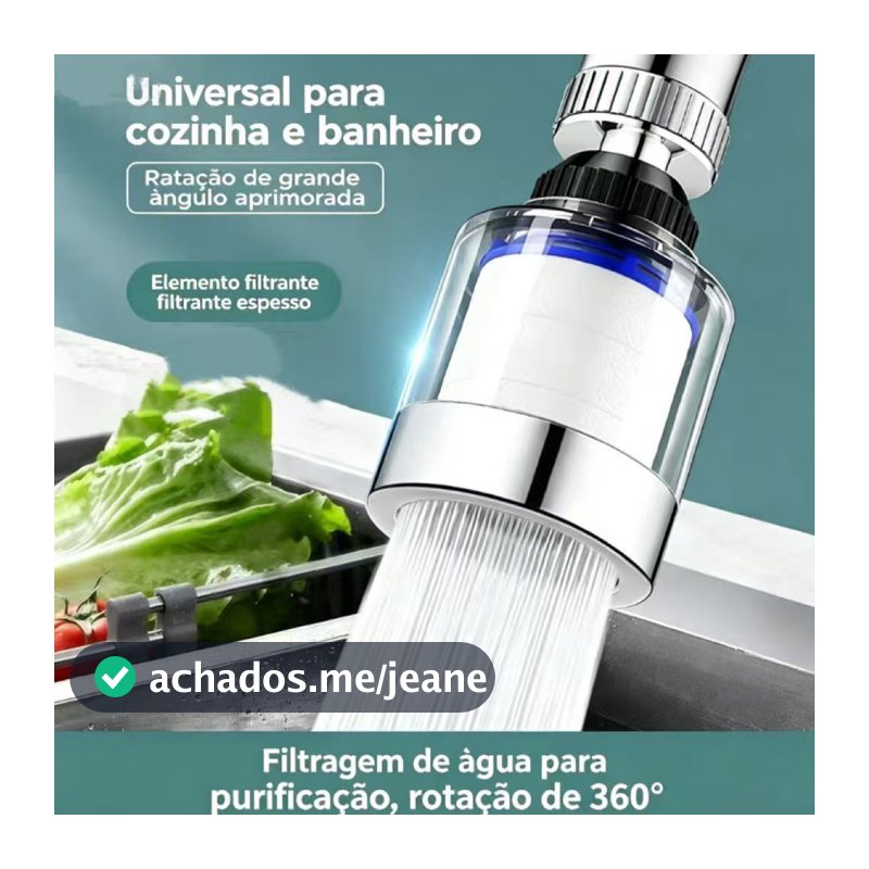 Filtro com Rotação e Booster – Universal, Prático e Eficiente