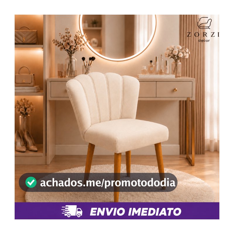Pronto Entrega - Cadeira Poltrona Decorativa Pétalas De Flor Sala De Estar Recepção Decoração Penteadeira Veludo