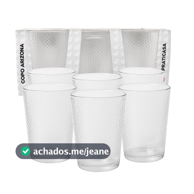 Copos de Vidro Arizona 200ml Sofistição e Elegância