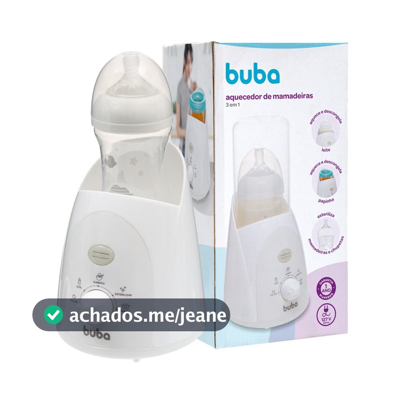Mamadeiras Para Bebe Aquecedor Mamadeira Compacto Papinha Esterilizador Chupeta Buba