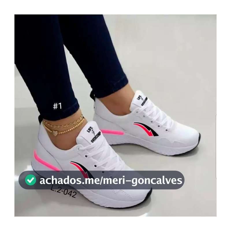 Tênis feminino lançamento 2023 para academia caminhada trabalho e lazer