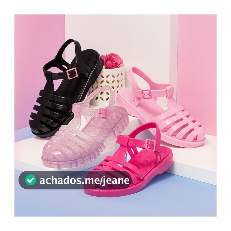 Kit 2 Pares Sandalia Feminina Papete Plastico Infantil  Sandalia Feminina Varias Cores