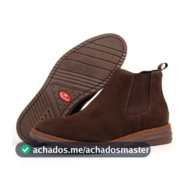 Botina Masculina Chelsea Bota Ranster Leve Solado Costurado Confortavel