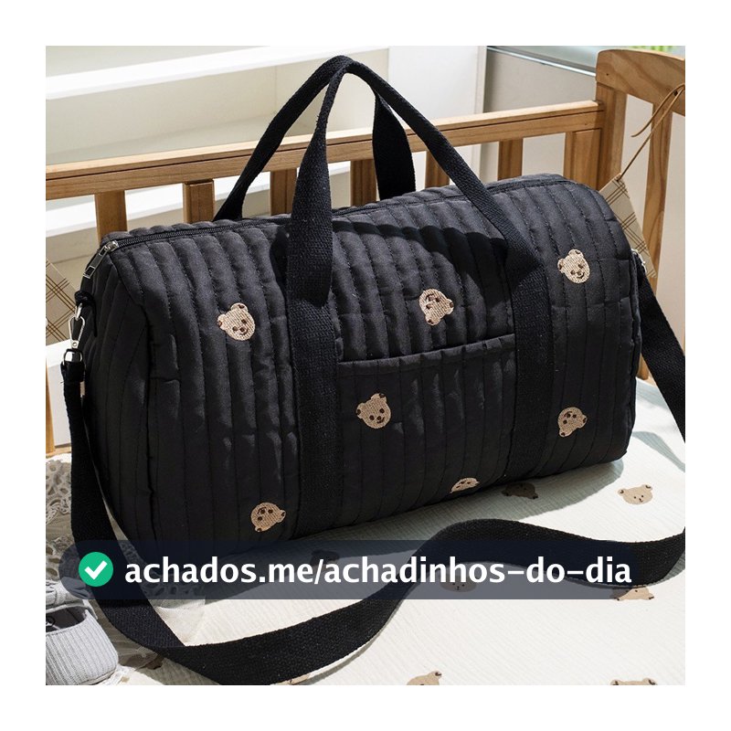 Bolsa De Viagem Portátil De Grande Capacidade , Armazenamento Leve , Boston , Bordado , Mamãe , Ombro Único , Crossbody