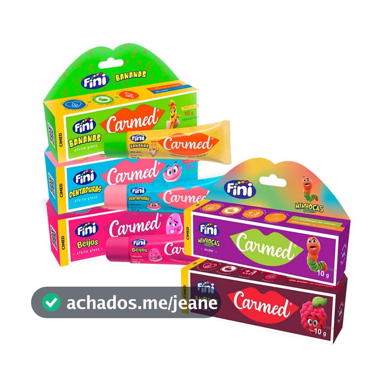 Kit 5 und Carmed Fini - Dentadura, Banana, Beijos, Minhoca, Amora Intensa