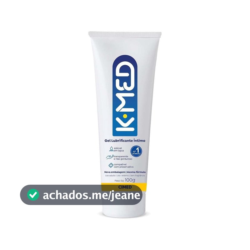 Gel Lubrificante Íntimo K-med 100g