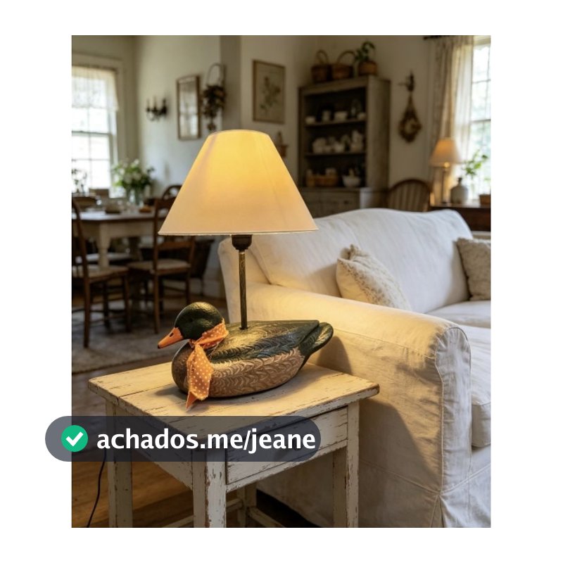 Abajur, luminária estilo farmhouse, linda peça decoração,quarto,sala,cozinha.