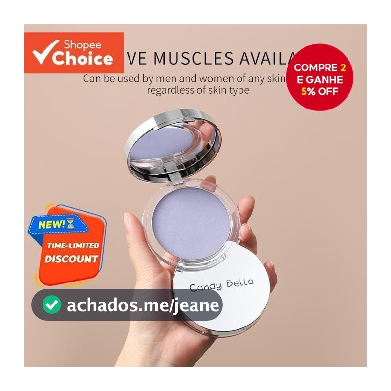 Pó De Ajuste De Controle De Óleo , Leve E Respirável , Maquiagem Nude Natural , Acabamento Suave De Longa Duração , Roxo