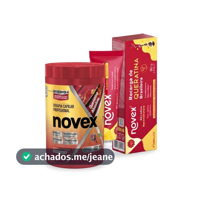 Kit Novex Recarga de Queratina Absoluta