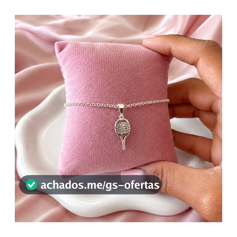 Pulseira Feminina Com Berloque Beach Tênis Banhado A Prata 925