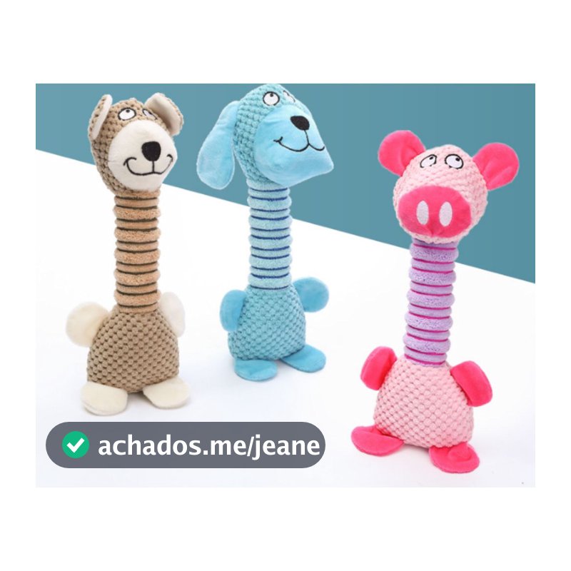 Brinquedo para Pet Cão | Poliéster | Pelúcia Pescoçudo