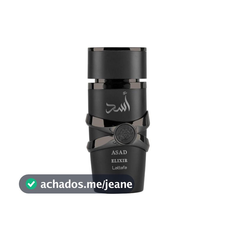 Asad Elixir - Lattafa Eau de Parfum Perfume masculino Original Arabica 100ml