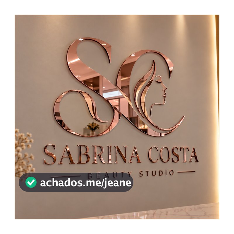 LOGOTIPO, LOGOMARCA LETRAS EM ACRILICO ESPELHADO LOGO PERSONALIZADO 2MM, AUTOCOLANTE VARIAS CORES E TAMANHOS