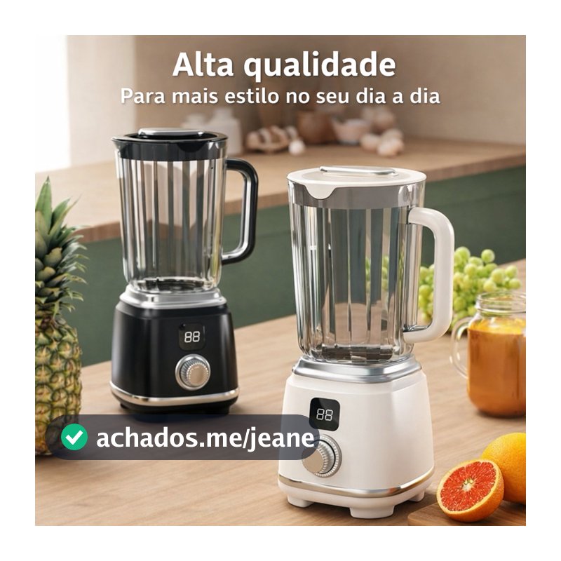 Mini Liquidificador Portátil 600ml USB Potente 22000RPM Para Smoothies Shakes Suco Rápido Moderno