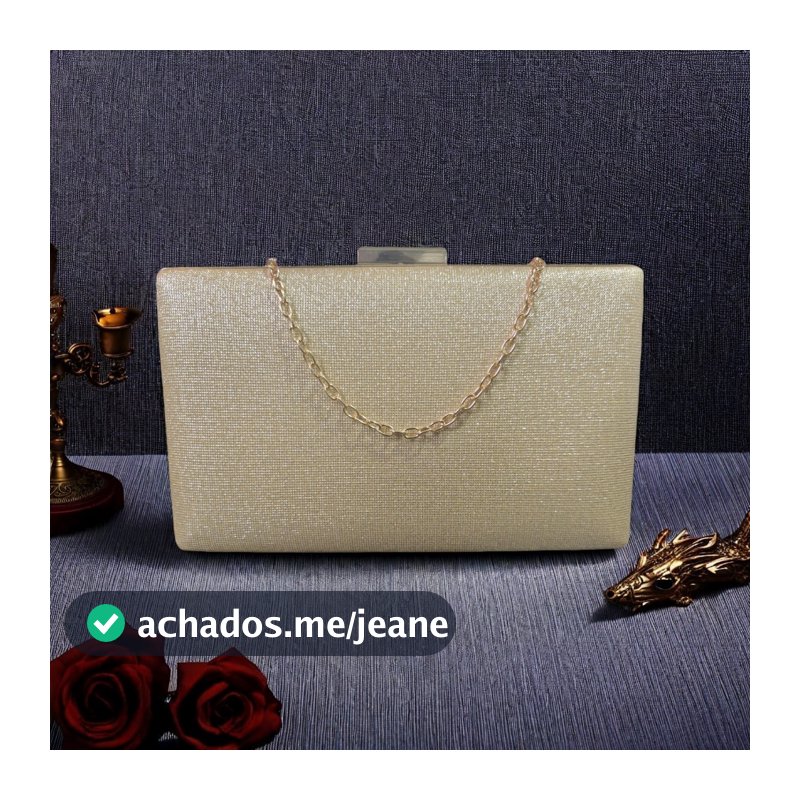 Novo estilo de bolsa social, bolsa clutch, bolsa feminina, corrente, moderna, bolsa de  transversal
