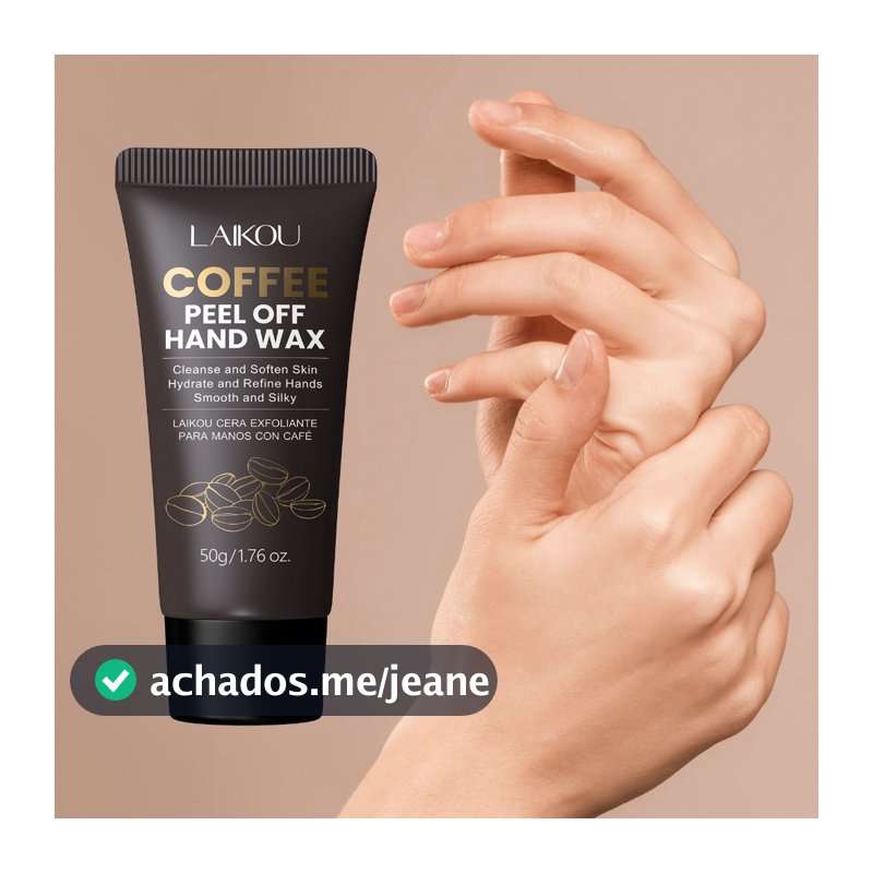 LAIKOU Café Peel Off Máscara De Mão Limpa Suavemente Suaviza A Pele Suave Textura De Hidratante 50g