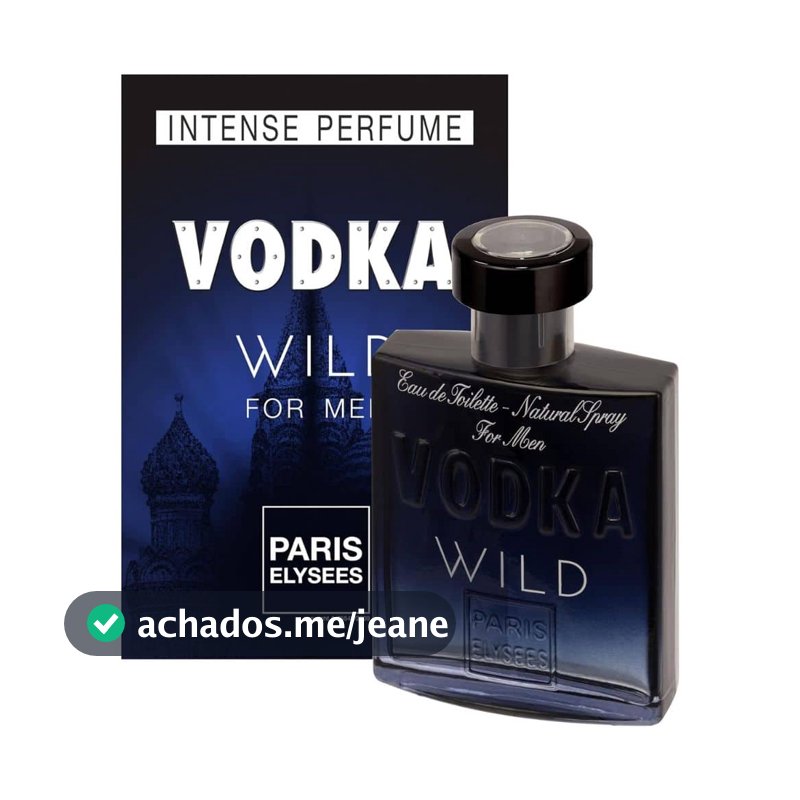 Perfume Vodka Wild 100ml Paris Elysses ORIGINAL