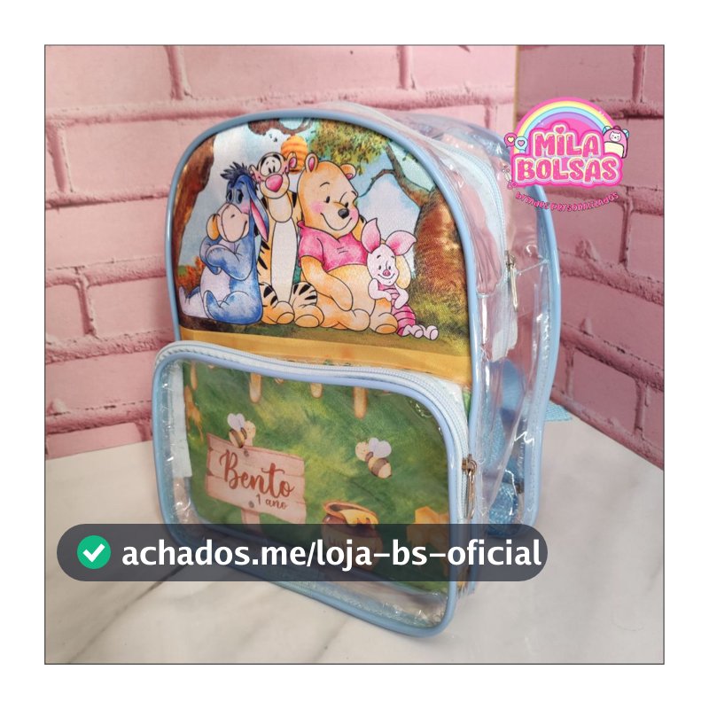 20 Und - Bolsinhas Personalizadas Infantil para Lembrancinhas, Mochila M
