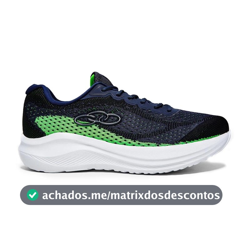 Tênis Olympikus Soma Masculino - Marinho e Verde