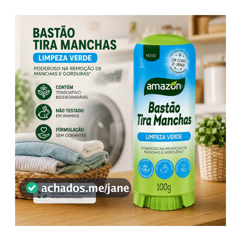 Bastão Tira Manchas Amazon - 100g