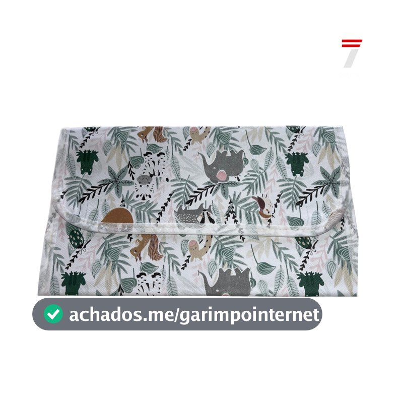 Trocador de Fralda Portátil Impermeável Varias Estampas Menina Menino