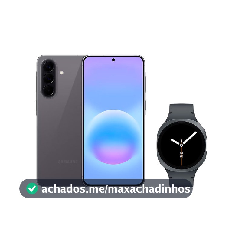 Galaxy A57 5G (128GB) - Cinza + Galaxy Watch8 BT 40mm - Grafite