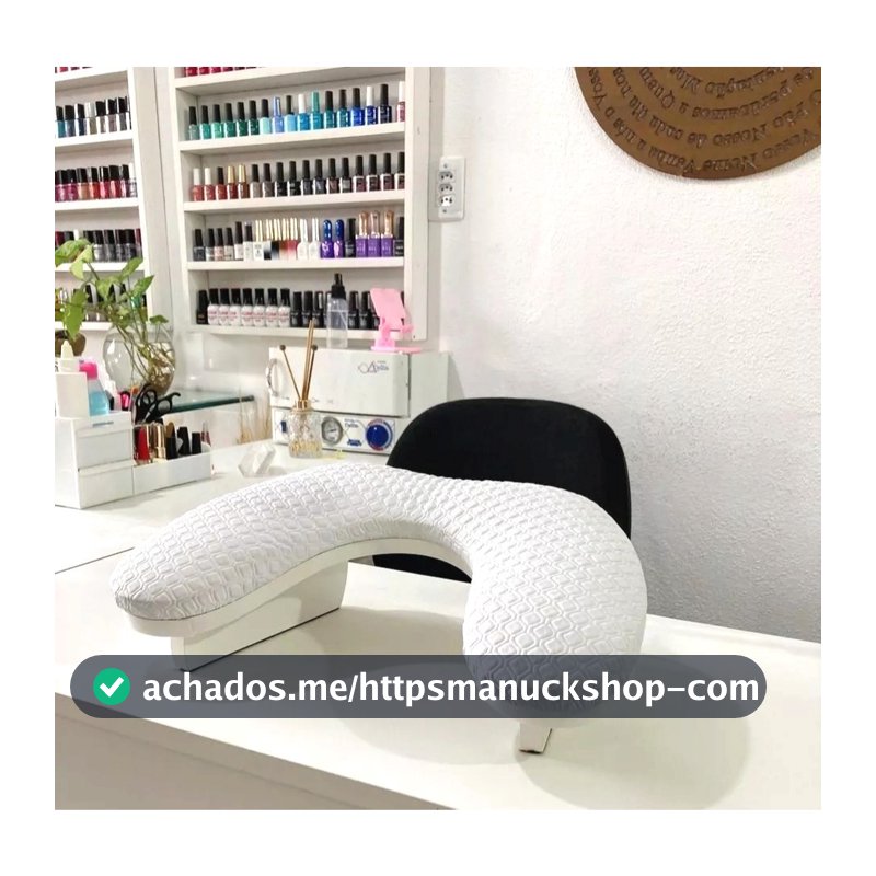Apoio de Mão - Apoiador de Mão Comfort Branco - Nail designer Manicure -  Unha