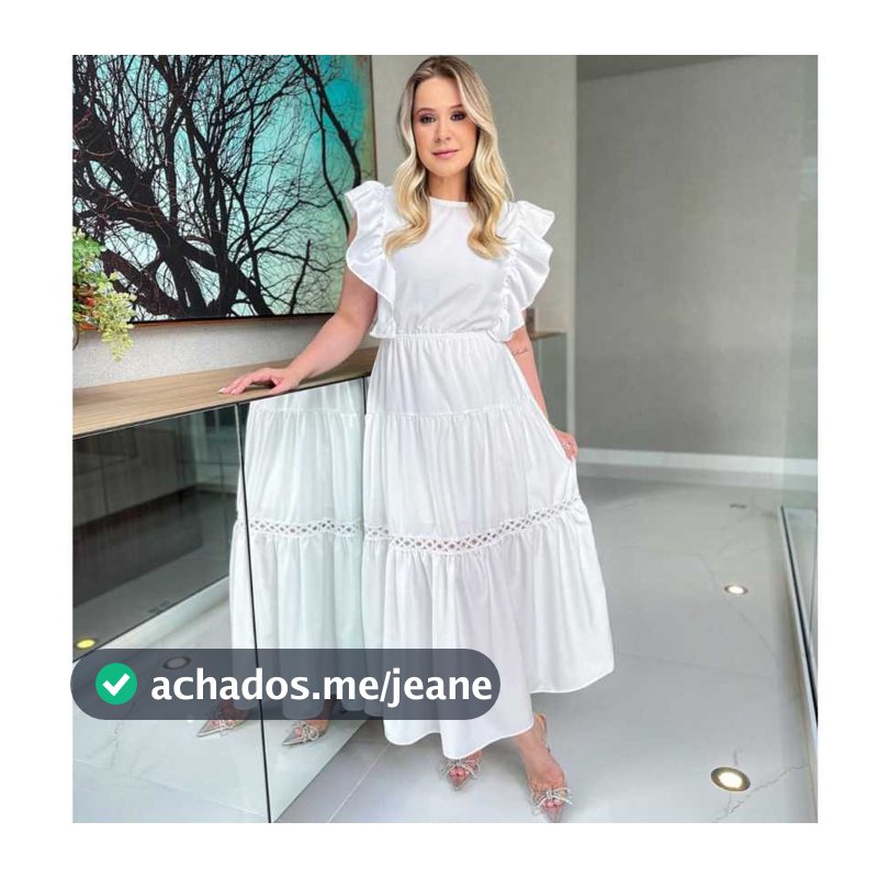 vestido longo feminino manga borboleta com babado crepinho com elástico na cintura com forro e renda ,MODA EVANGELICA