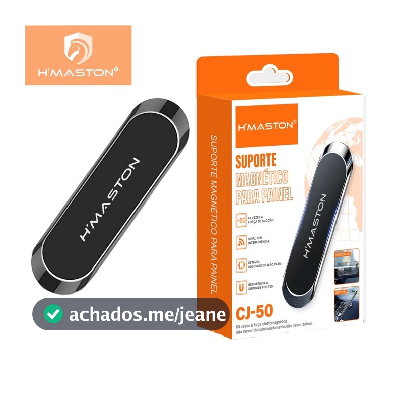 H'maston CJ-50 Suporte Celular Carro Veicular Magnético Para Universal