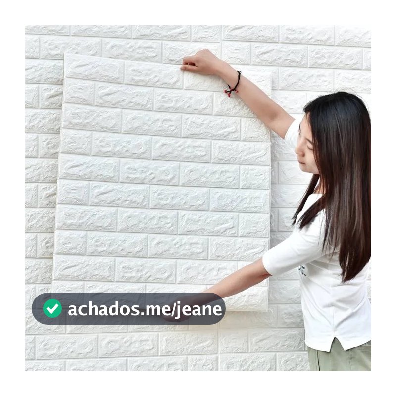 Papel De Parede 3D Adesivo Tijolos Grosso à prova guá