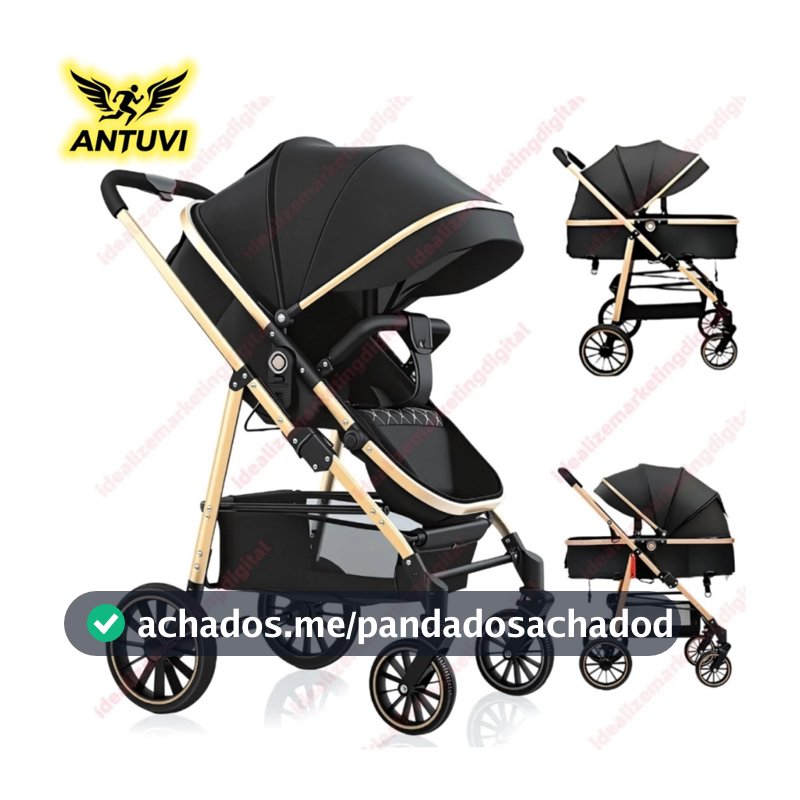 Carrinho De Bebê Passeio Alça Reversível System Até 15 Kg