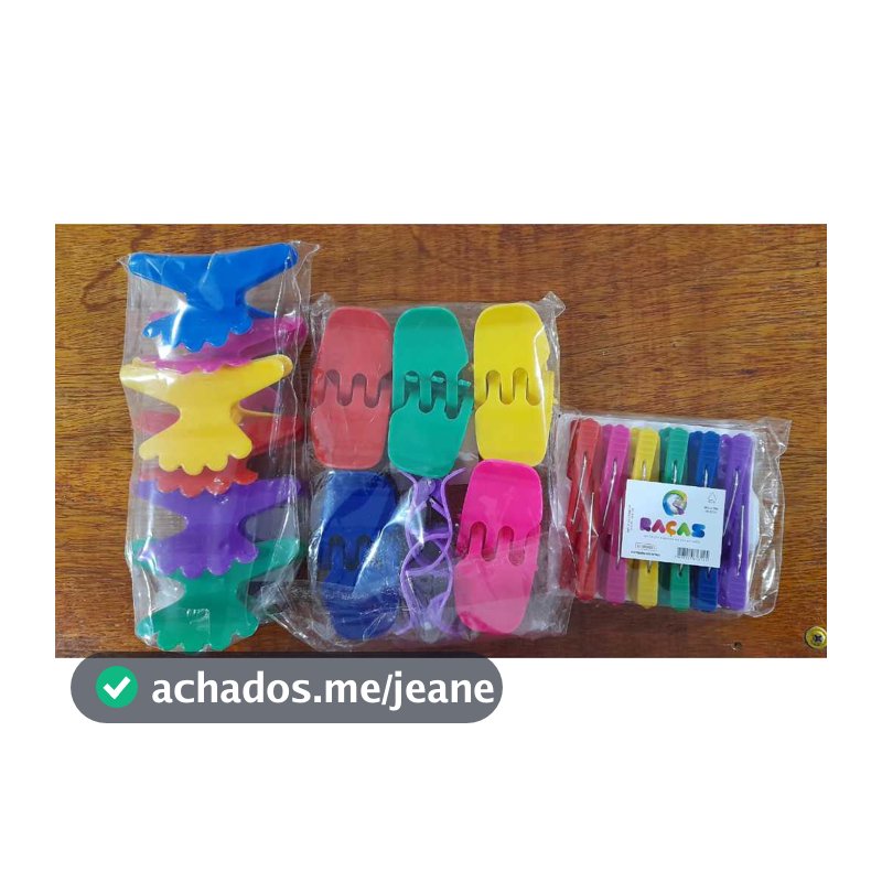 kit 60 acessórios de piranha bico de pato presilha salão tridente prendedor de cabelo