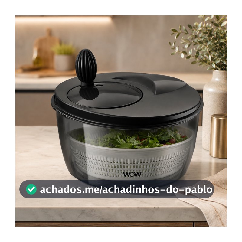 Centrífuga De Salada Secador Verduras  Manual 4l