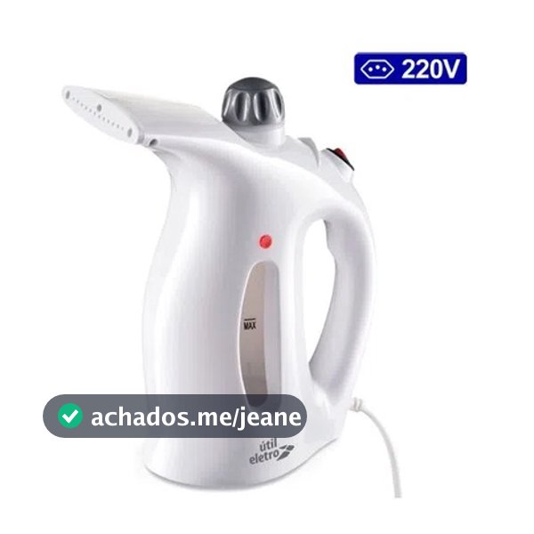 Passadeira Elétrica 220v a Vapor Útil Eletro, Compacta Portátil Branca - Promoção