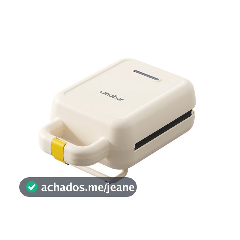 Gaabor Sanduicheira Grill Antiaderente com Aquecimento Constante Dupla Face e Frigideira SM60M-WH01A