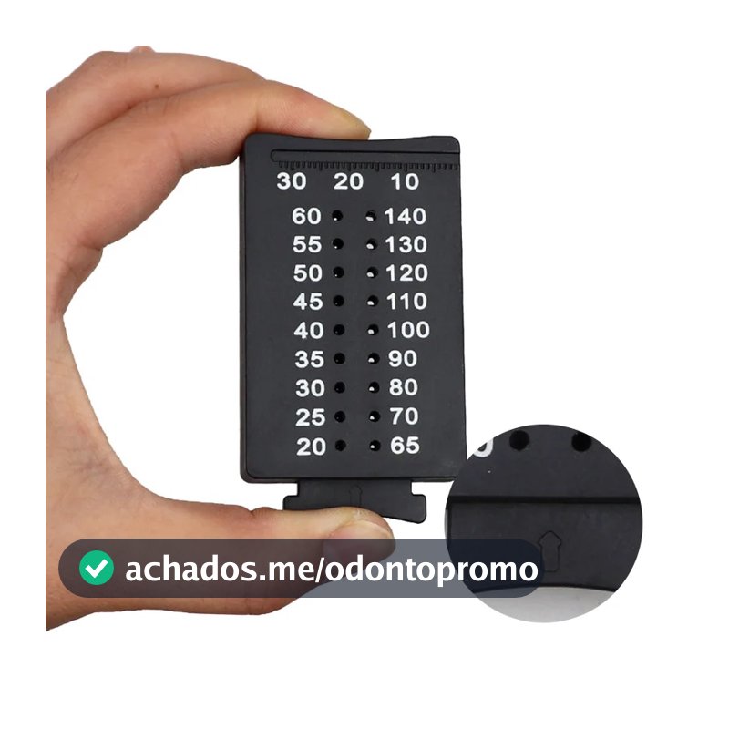 (Em Estoque) Cortador De Guta Percha Dental Régua De Medição Endodontia Span Medida Escala Plástico Pontos Ferramentas D