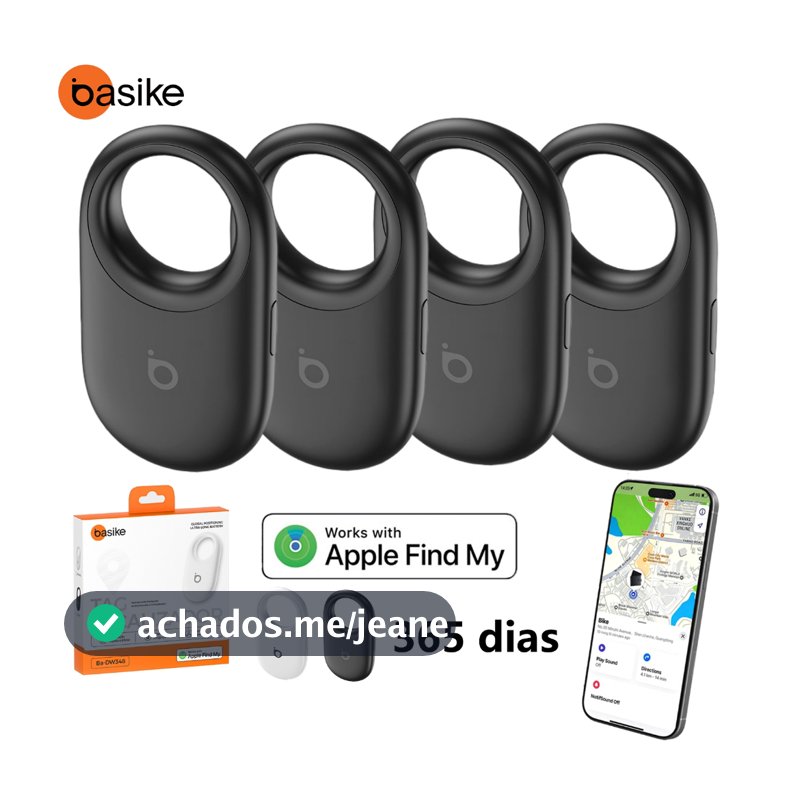 Basike Rastreador Air Tag com Alarme de Sonoro Localizador Smart Tag Compatível com Buscar Apple I Tag GPS Trackers