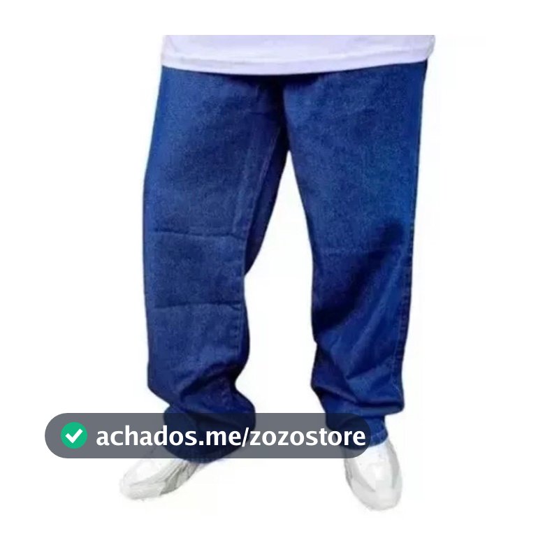 CALÇA JEANS MASCULINA BAG BALÃO CLARA ESTILO SKATE - LANÇAMENTO