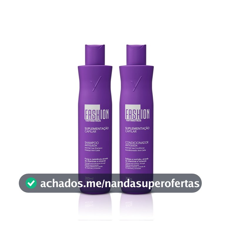 Kit Shampoo E Condicionador Antiqueda - Fashion Gold