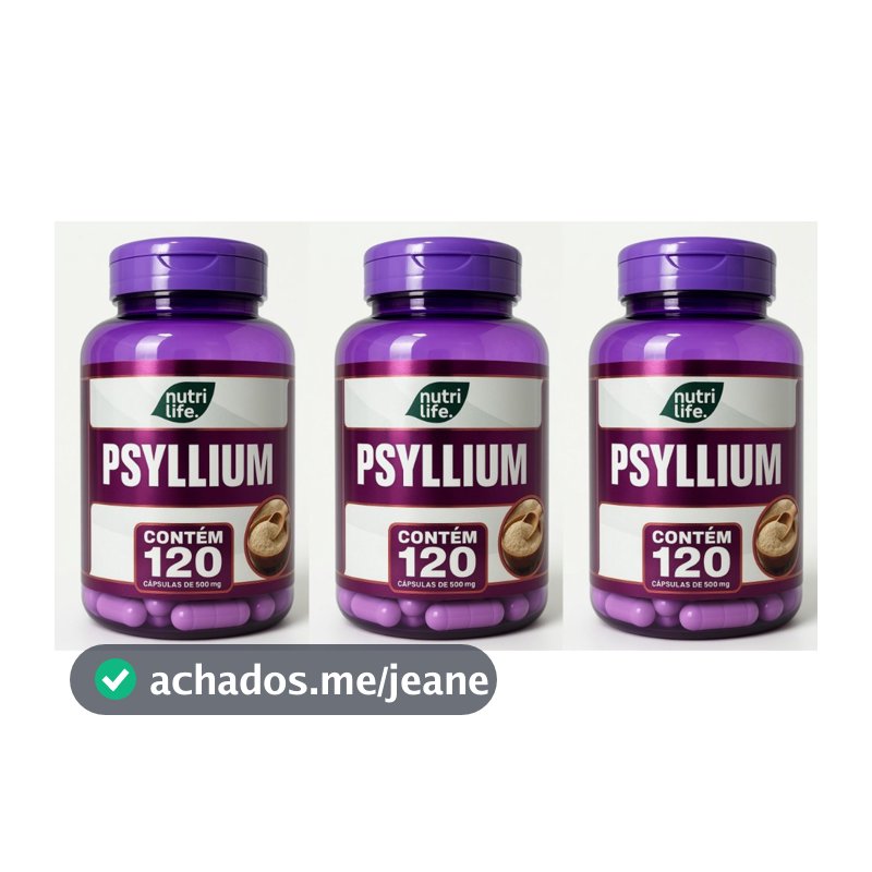 PSYLLIUM PURO 120 CÁPSULAS 100% NATURAL ENCAPSULADO CONCENTRADO