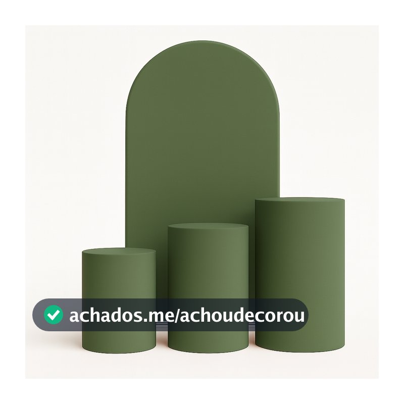 Kit De Capa Painel Romano Dupla Face E Trio De Capas Cilindros