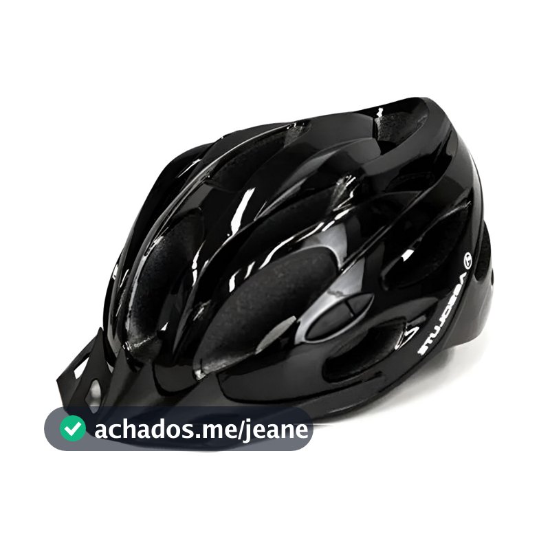 CAPACETE CICLISMO ABSOLUTE NERO COM LED PISCA MTB SPEED