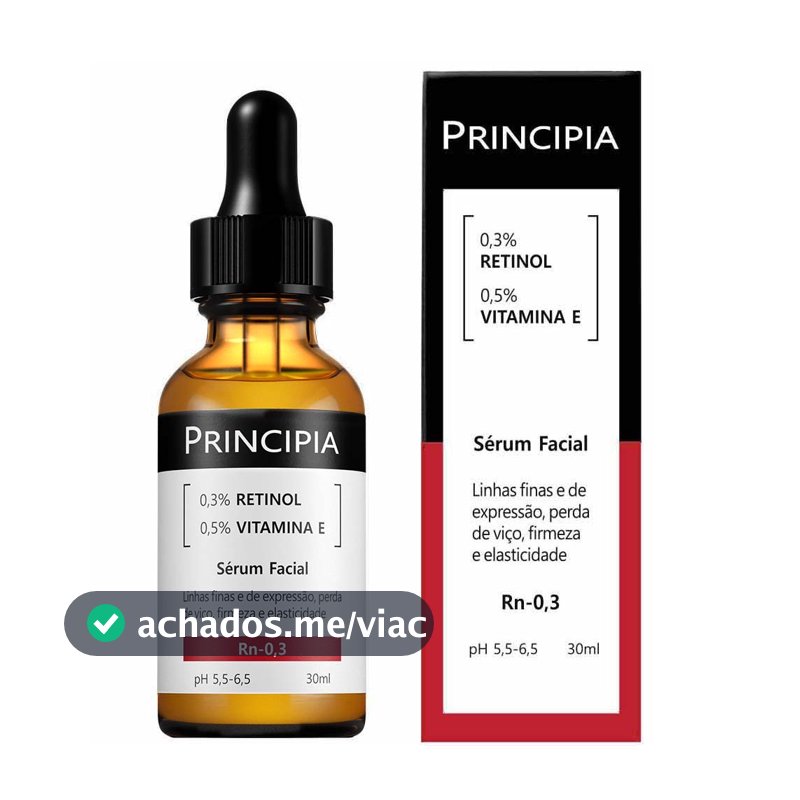 Sérum Principia Retinol 0,3% + Vitamina E - Rn-0,3 Skincare