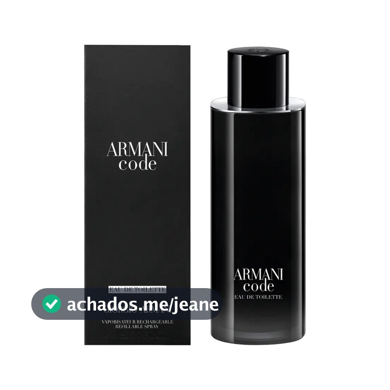 Giorgio Armani Code Recarregável Perfume Masculino Eau de Toilette 200ml