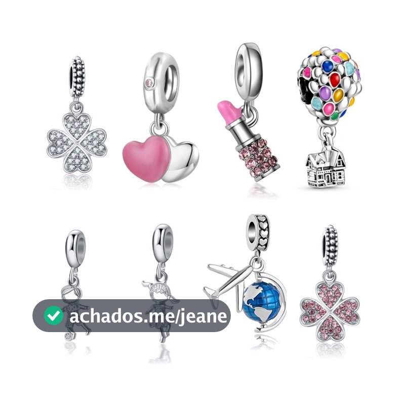 Berloque Amuletos De Prata 925 Trevo Tartaruga Marinha Cereja Acessórios Bracelete Contas Amantes Diamante Inlaid