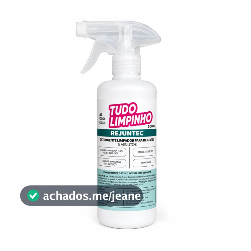 REJUNTEC LIMPADOR PARA REJUNTES 500ML C/ VAL TUDO LIMPINHO