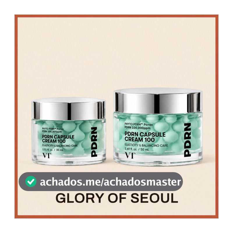 [Novo] Creme Cápsula VT PDRN 100 (50mL , 30ml)